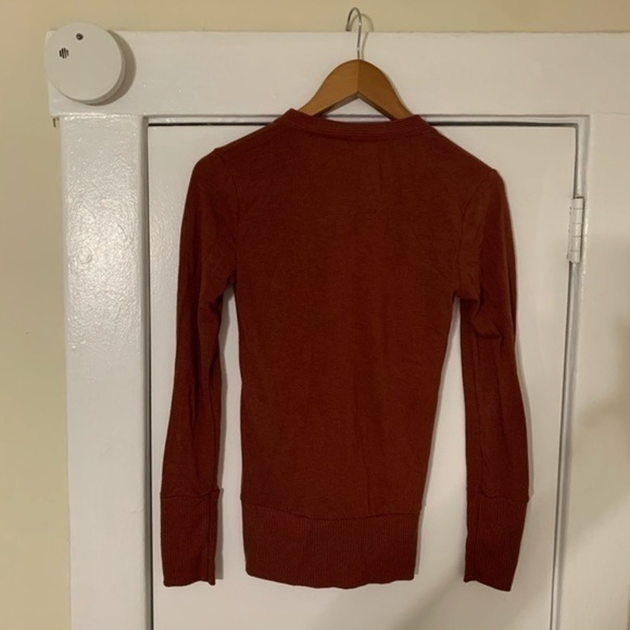 Zenana Outfitters Red-Orange Cardigan Size SMALL - Picture 5 of 5